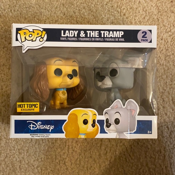 Lady and the Tramp Hot Topic Exclusive Funko Pop